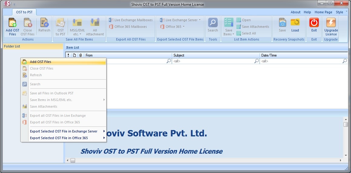 How to Convert OST to PST screenshot